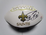 Drew Brees of the New Orleans Saints signed autographed mini football PAAS COA 482