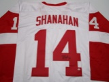 Brendan Shanahan of the Detroit Red Wings signed autographed hockey jersey PAAS COA 969