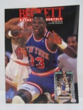 Patrick Ewing of the NY Knicks signed autographed magazine PAAS COA 430