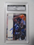 Shaquille O'Neal of the Orlando Magic signed auto slabbed sports / collectors card PAAS Holo 873