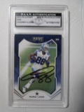 CeeDee Lamb of the Dallas Cowboys signed auto slabbed sports / collectors card PAAS Holo 046