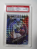 Randy Moss Vikings 2022 Mosaic Silver Prizm #OS-2 graded PAAS Gem Mint 10