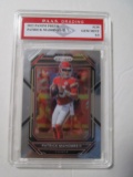 Patrick Mahomes Chiefs 2023 Panini Prizm #139 graded PAAS Gem Mint 9.5