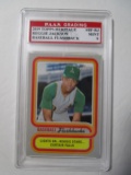 Reggie Jackson A's 2019 Topps Heritage Baseball Flashback #BF-RJ graded PAAS Mint 9