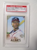 Ozzie Albies Braves 2018 Gallery Private Issue ROOKIE 203/250 #67 graded PAAS Gem Mint 10