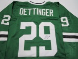 Jake Oettinger of the Dallas Stars signed autographed hockey jersey PAAS COA 784