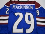 Nathan MacKinnon of the Colorado Avalanche signed autographed hockey jersey PAAS COA 486