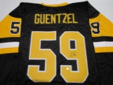 Jake Guentzel of the Pittsburgh Penguins signed autographed hockey jersey PAAS COA 957
