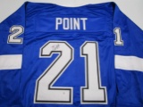 Brayden Point of the Tampa Bay Lightning signed autographed hockey jersey PAAS COA 551