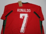Cristiano Ronaldo of Portugal signed autographed soccer jersey PAAS COA 606
