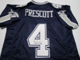 Dak Prescott of the Dallas Cowboys signed autographed football jersey PAAS COA 805