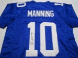 Eli Manning of the NY Giants signed autographed football jersey PAAS COA 424