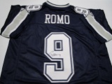 Tony Romo of the Dallas Cowboys signed autographed football jersey PAAS COA 279