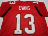 Mike Evans of the Tampa Bay Buccaneers signed autographed football jersey Legends COA 439