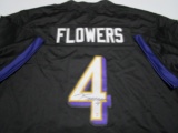 Zay Flowers of the Baltimore Ravens signed autographed football jersey PAAS COA 918