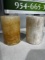 NEW Alabaster Large Round Votive / Candle Holder