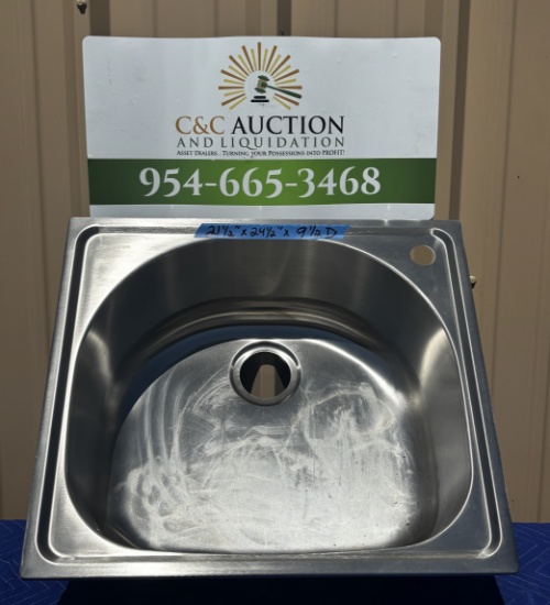 Glacier Bay S.S Drop-In Kitchen Sink 21" x 24"