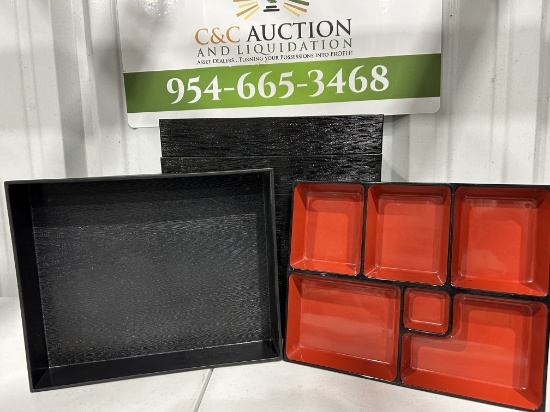 Japanese 6 Compartment Bento Box