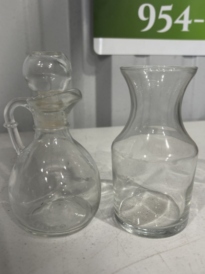 Oil & Vinegar Glass Dispenser / Condiment Glassware