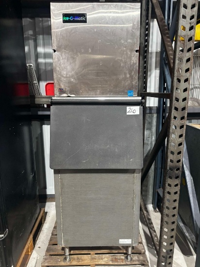 ICE O MATIC Ice Machine Air Cooled w. Bin