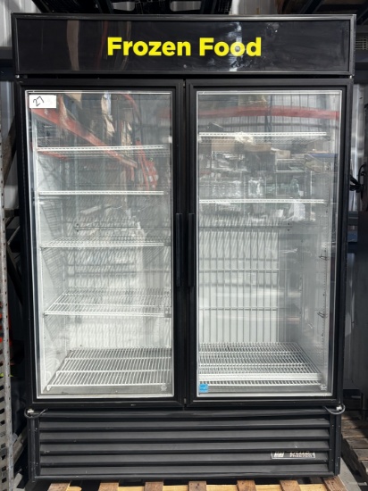 TRUE 2 Glass Door Merchandising Freezer