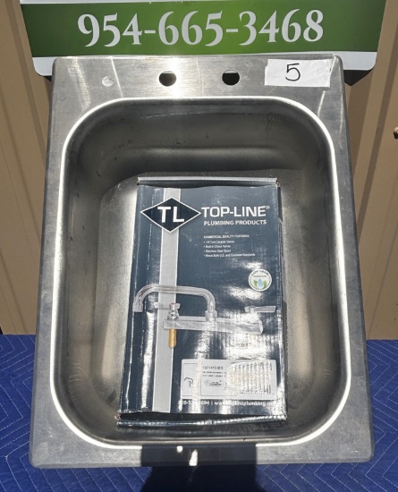 NEW S.S. Hand Sink with Faucet