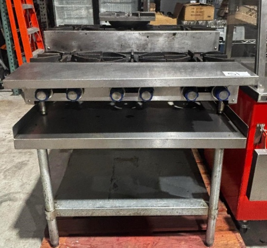Imperial 36" Gas 6 Burner Range w. Equipment Stand