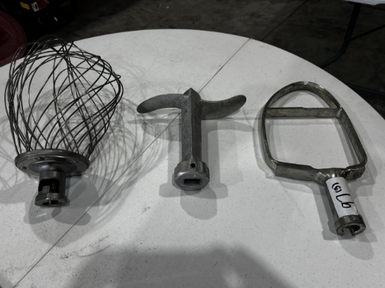 Assorted Mixer Attachments - Whisk, Vertical Cutter & Pastry Cutter