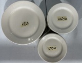 Porcelain Cream Plates 9