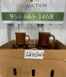Coffee Cups - Dark Brown