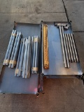 Pallet of Assorted S.S. Shelving w. Legs & Poles