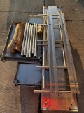 Pallet of Assorted S.S. Shelving w. Legs & Poles