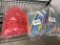 Bags of Ice Cream Sampler Spoons and Colored Coded Straws