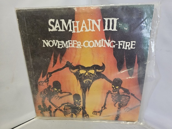 Samhain 3 - Extremely Rare! - First Press - "November - Coming - Rain" - Has Revolver Record Label