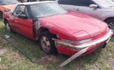 1990 Red Buick Reatta Convertible - Runs