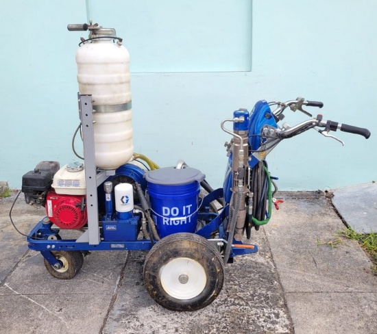 Graco LineLazer V200HS Road Line Striper Hydraulic Paint Striping