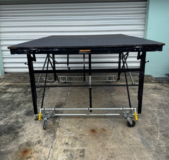 (4) Sico Model 3200 Foldable 12' feet by 16' foot 4' Tall Stages Stage