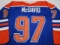 Connor McDavid of the Edmonton Oilers signed autographed hockey jersey PAAS COA 303