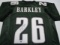 Saquon Barkley of the Philadelphia Eagles signed autographed football jersey Legends COA 459