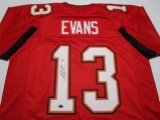 Mike Evans of the Tampa Bay Buccaneers signed autographed football jersey Legends COA 440