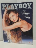 Paulina Porizkova signed autographed Playboy magazine PAAS COA 172