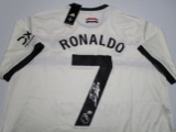 Cristiano Ronaldo of Manchester United signed autographed soccer jersey PAAS COA 722