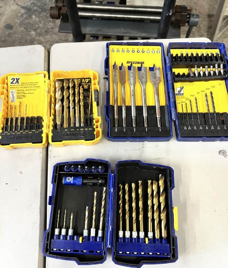 Drill Sets By Kobalt, DeWalt and Irwin