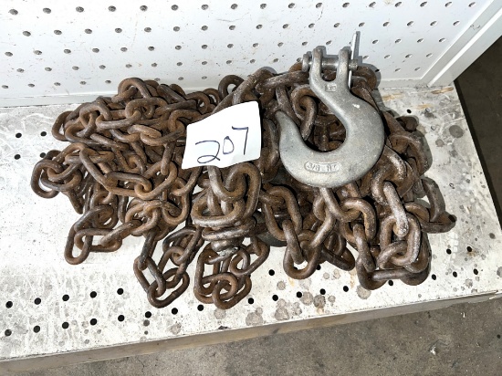 Lot, Heavy Duty Chain and Hook
