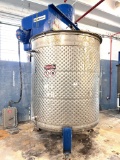 Jacketed S/S Tank , Explosion Proof  Mixer with 75 H.P. Motor, Model # T-758 TZ Power :230/480 VAC,