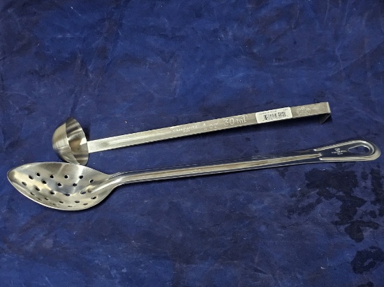 BRAND NEW (92) Perforated Spoons and (17) 1oz Ladles