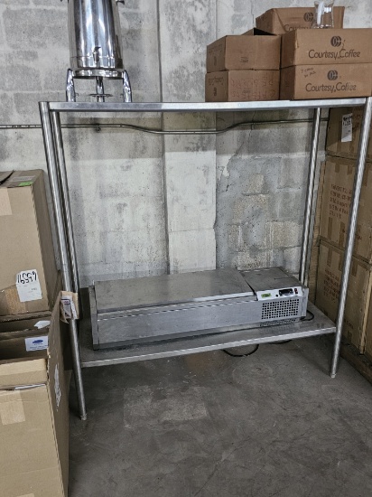 58" Two Tier S/S Rack Unit (no contents)