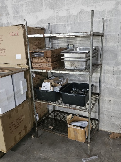 36" Four Tier Heavy Duty Rack Unit (no contents)