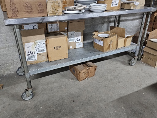 6' S/S Table on Casters