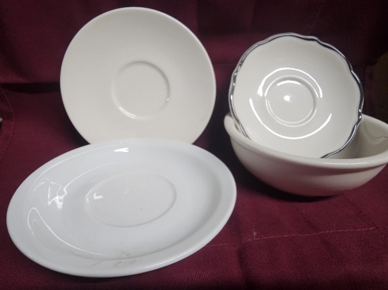 BRAND NEW Porcelain Saucers and Bowls Lot